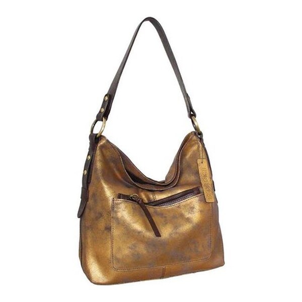 bronze shoulder bag
