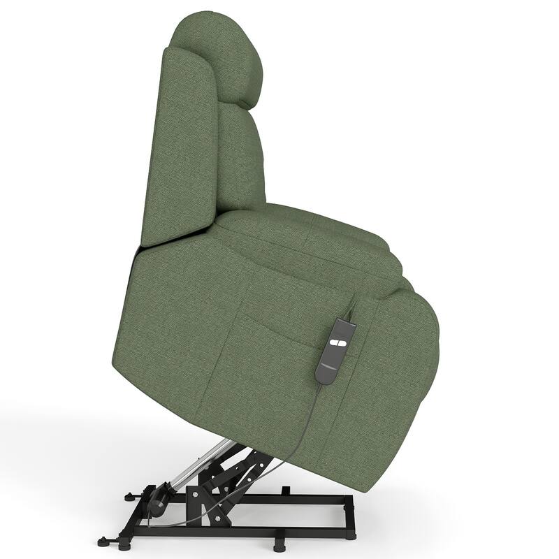Power Lift Recliner for Elderly,Heavy Duty Lift Chair Recliners,Electric Recliner Chairs,Remote Control,Adjustable,Side Pocket
