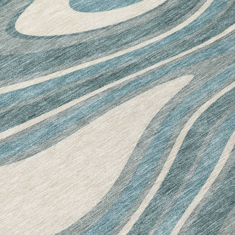 Machine Washable Indoor/ Outdoor Abstract Busey Chantille Rug