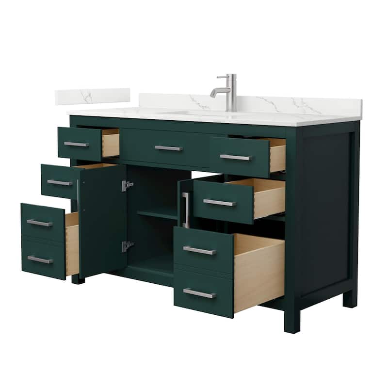 Wyndham Collection WCG2424-54S-QTZ-UNSMXX Beckett 54" Free Standing