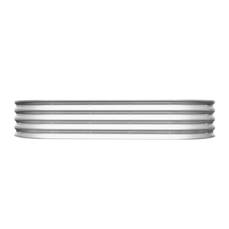 6x3x1ft Raised Garden Bed Kit, Galvanized Planter Raised Garden Beds, Heavy Duty, Rust-Resistant, Easy Assembly