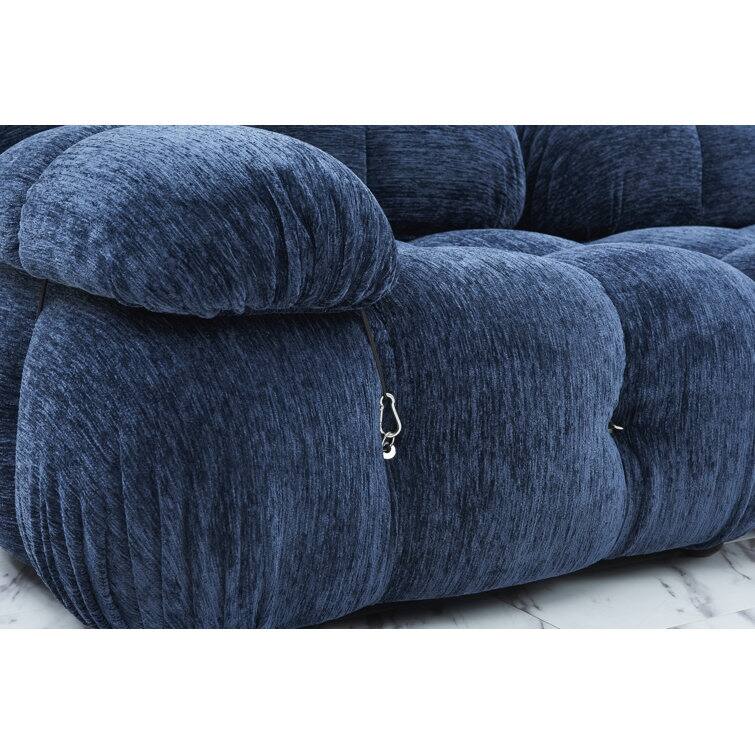 Leeven 76'' Upholstered Loveseat