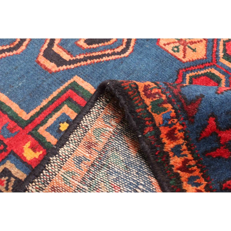 ECARPETGALLERY Hand-knotted Konya Anatolian Blue Wool Rug - 4'2 x 7'5