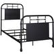 preview thumbnail 17 of 15, Vintage Series Distressed Metal Twin Metal Bed