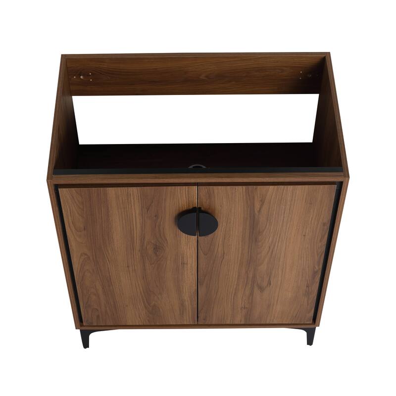 30 "Bathroom Vanity, 2 doors, Bathroom Cabinet Vanity Freestanding Cabinet Engineering wood Frame(Cabinet Only)