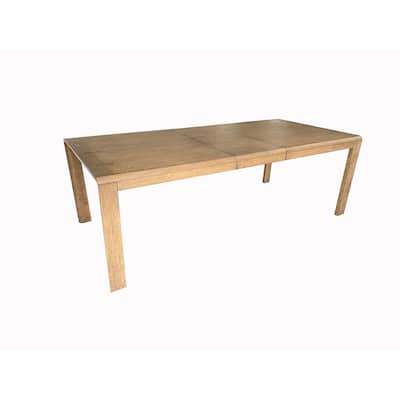 Leg Dining Table w/ Leaf - Latte