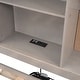 preview thumbnail 8 of 11, Twin Size Lounge Daybed with 3-Drawers，Kids Cork Board Bed Frame with USB Ports and 2 Built-in Storage Shelves, Antique Grey