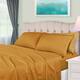 Superior Egyptian Cotton 650 Thread Count Bed Sheet Set - Olympic Queen - Maple Sugar