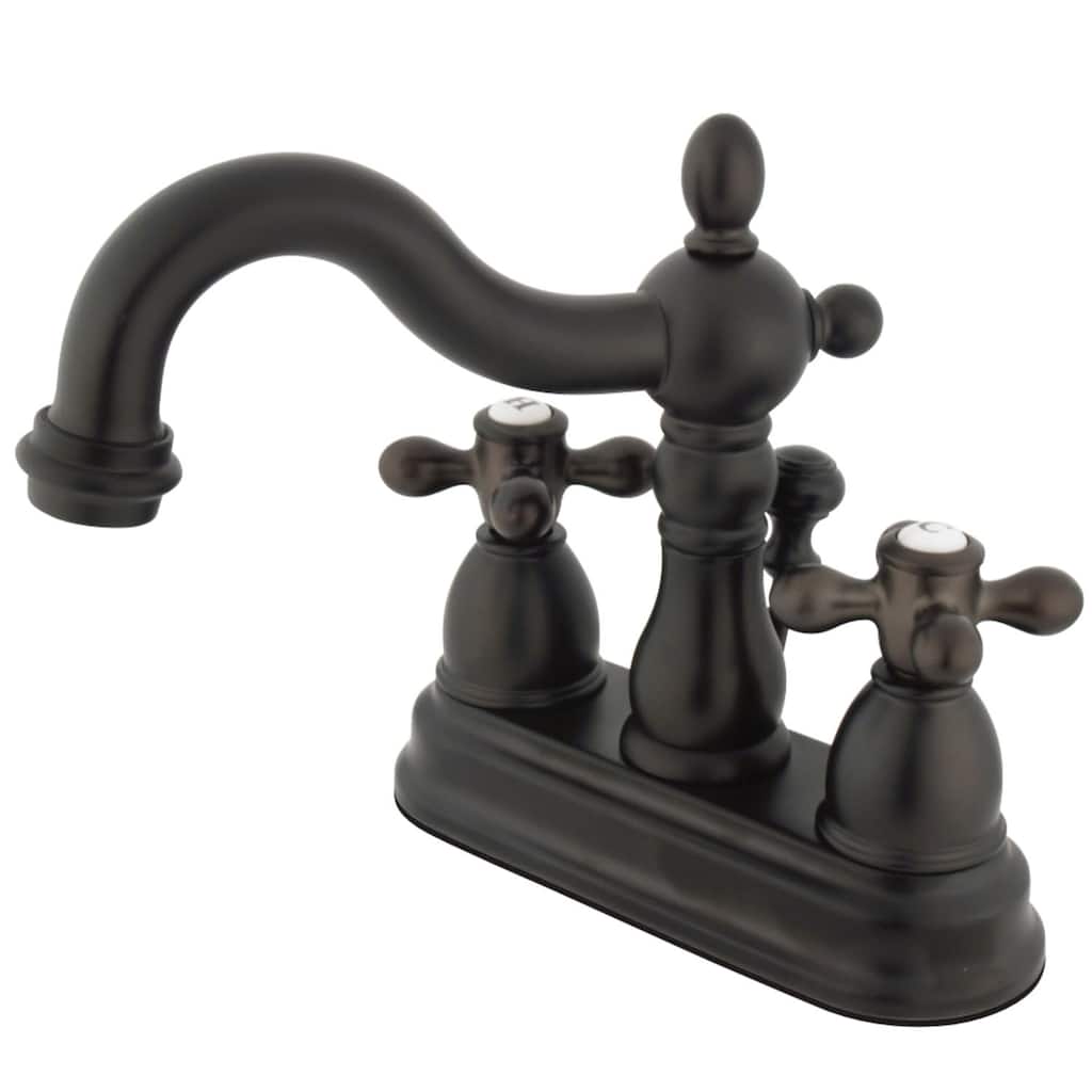 Kingston Brass Heritage Centerset Bathroom Faucet with Brass Pop-Up