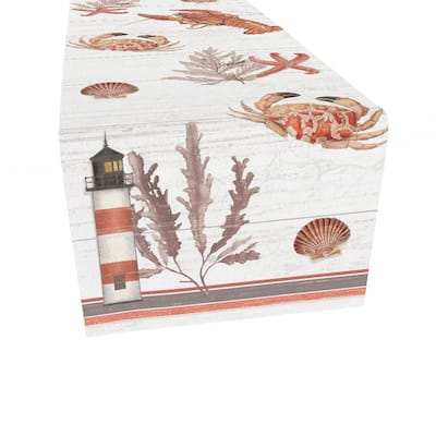 Seafood Shack Table Runner 13 x 90 - 13" x 90"