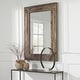 preview thumbnail 2 of 3, Uttermost Rennick Rustic Wood Mirror - 36"x 48"