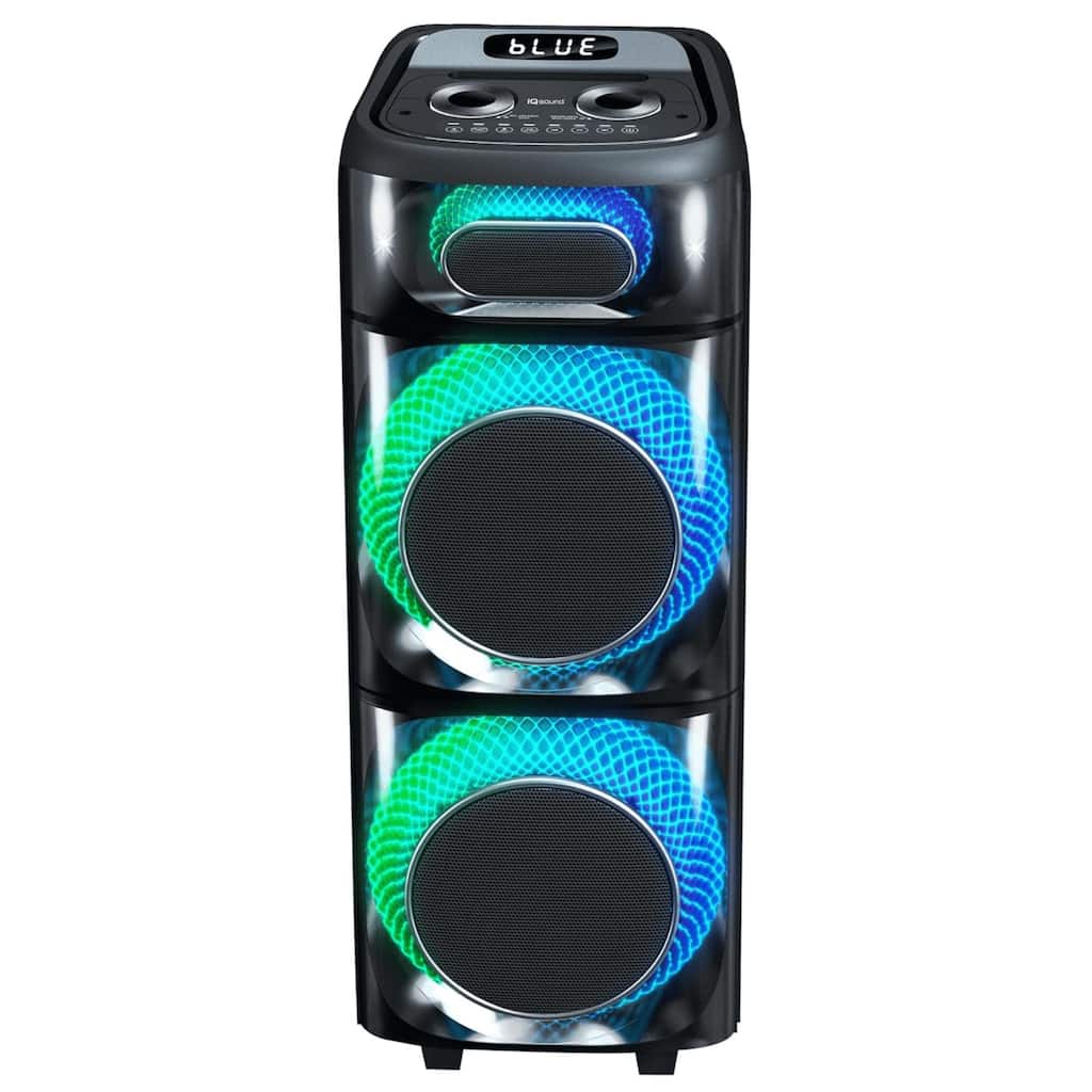 IQ Sound TorusFLEX 2x10-Inch Portable Bluetooth DJ Speaker
