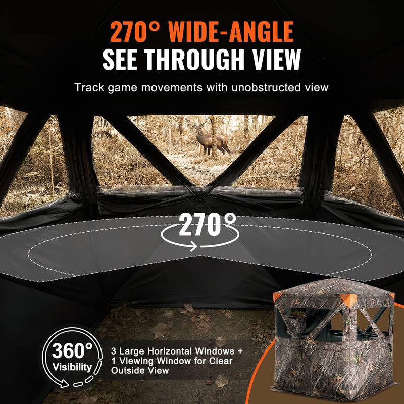 Hunting Blind Portable Resilient Hunting Tent for Turkey and Deer Hunting
