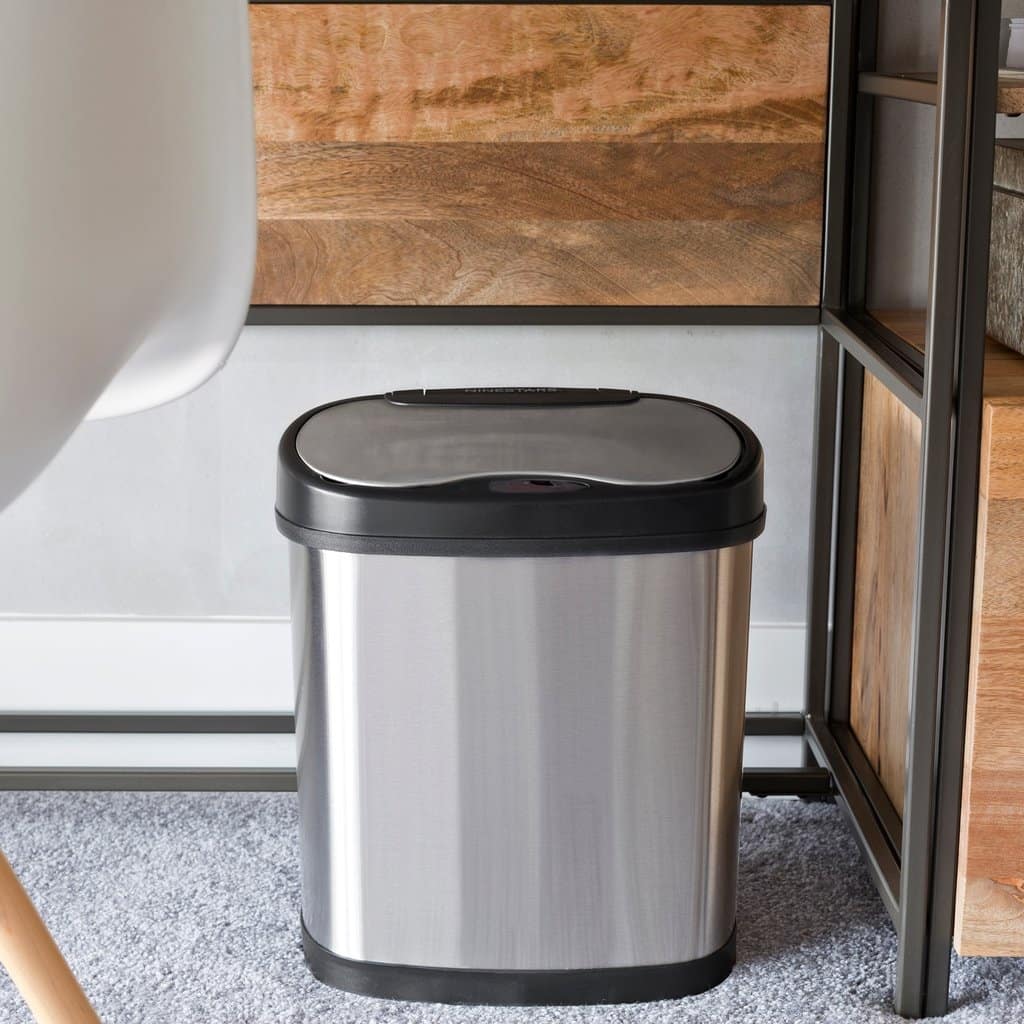 NINESTARS 3 Gallon Motion Sensor Trash Can DZT-12-13