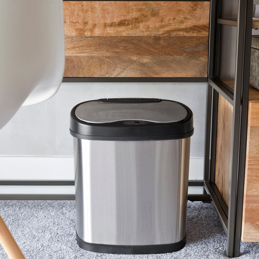 NINESTARS 3 Gallon Motion Sensor Trash Can DZT-12-13