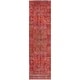 preview thumbnail 11 of 10, SAFAVIEH Valencia Aune Distressed Vintage Boho Oriental Polyester Rug 2'3" x 8' Runner - Fuchsia/Multi - Runner