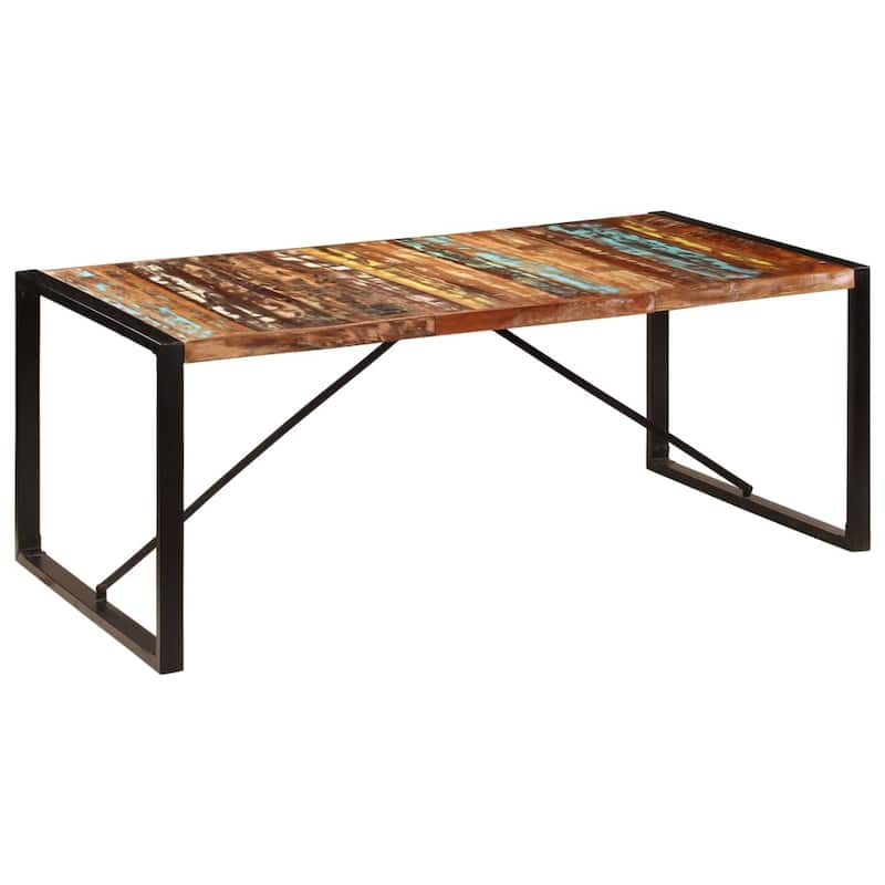 vidaXL Dining Table Kitchen Dining Room Table Furniture for Breakfast Dinner - 78.7"x39.4"x29.5"