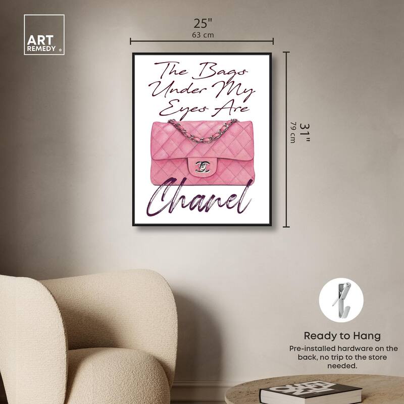 The Bag Under my Eyes Canvas by Art Remedy