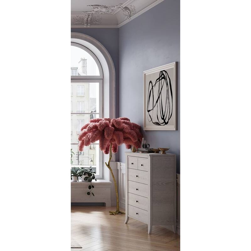 Milk Street Cameo 5 Drawer Dresser - White