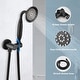 preview thumbnail 20 of 21, Vanityfair Antique Shower Sets, Complete Wall Mounted 9 inch Rain Head with Handheld Shower and Body Jets