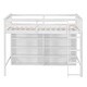 preview thumbnail 27 of 28, Multi-Functional Twin Size Loft Bed with 8 Open Storage Shelves and Built-in Ladder, Space Saving, Solid Construction, Gary