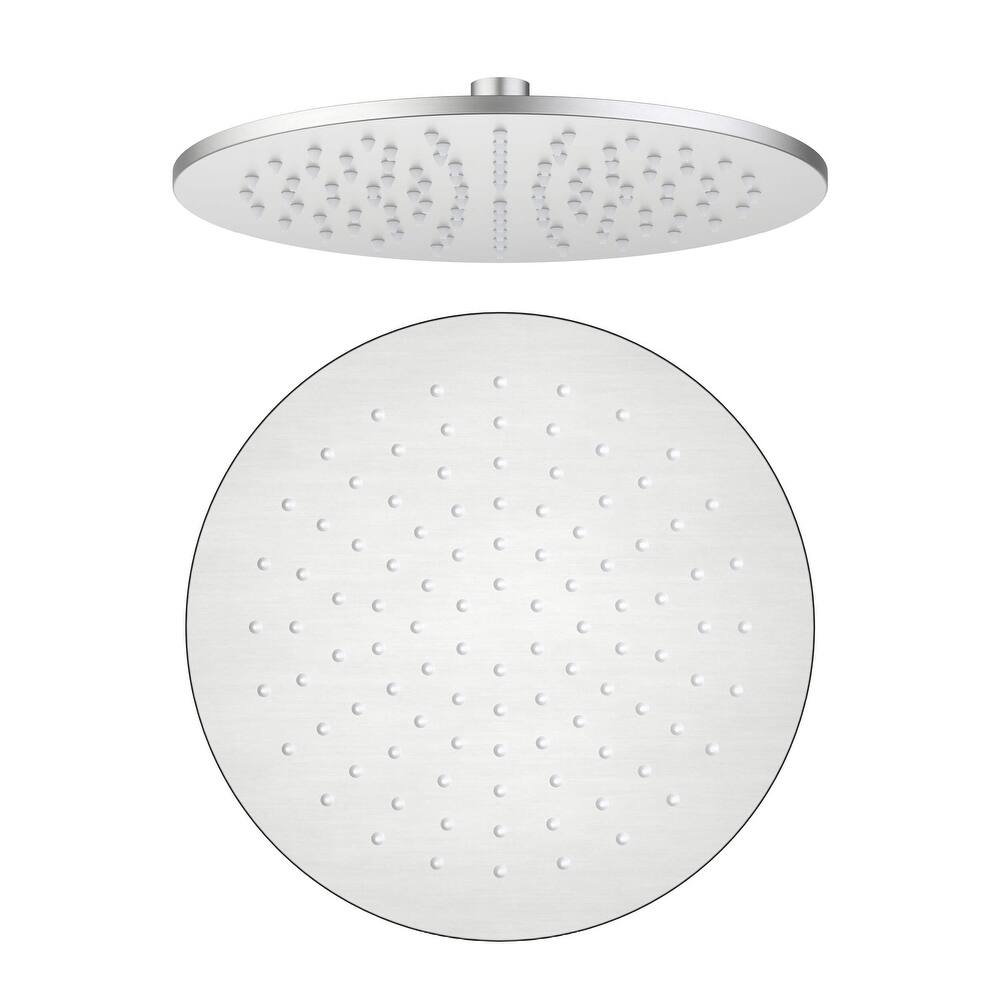 Circular 10" Metal Thin Profile Rain Shower Head 1.75 GPM