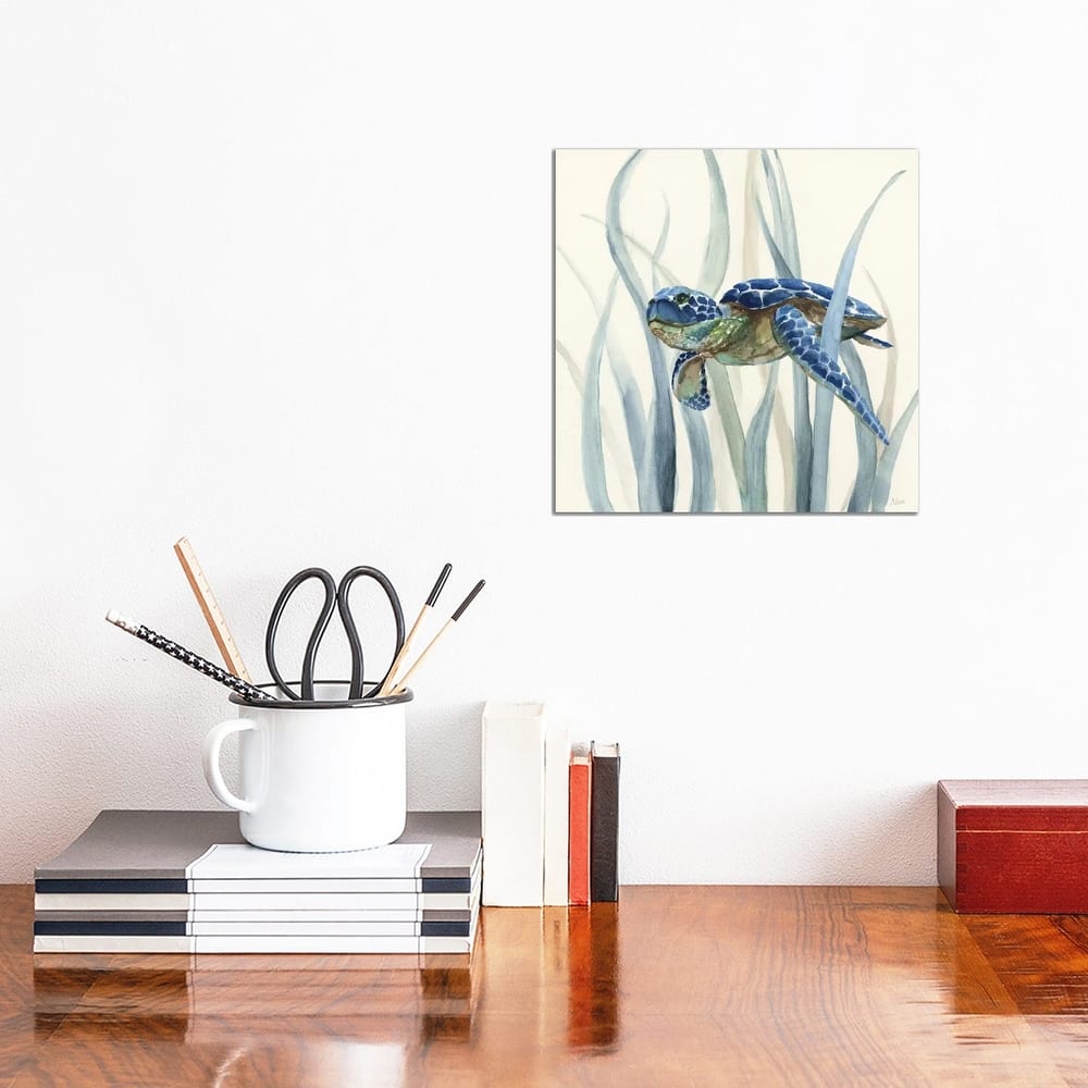 iCanvas "Turtle in Seagrass II" by Nan Canvas Print