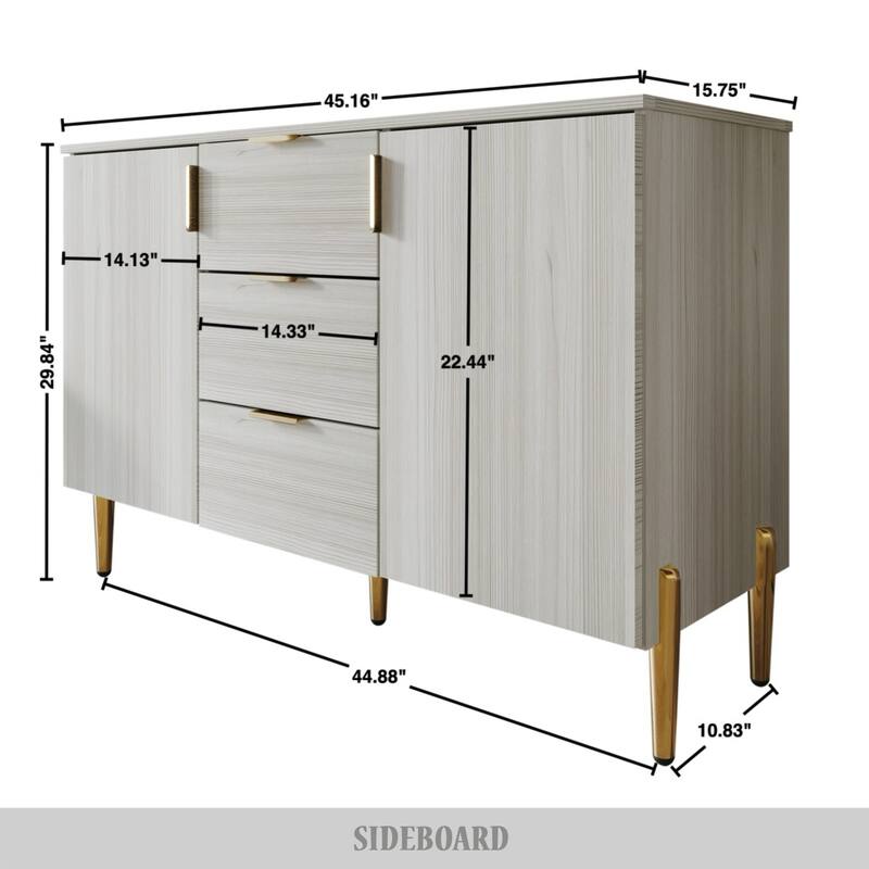 CraftPorch Luxurious Clean-Lines Sideboard