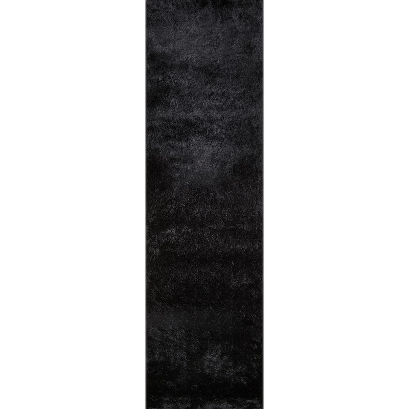 Momeni Luster Shag Hand Tufted Polyester Contemporary Solid Shag Rug