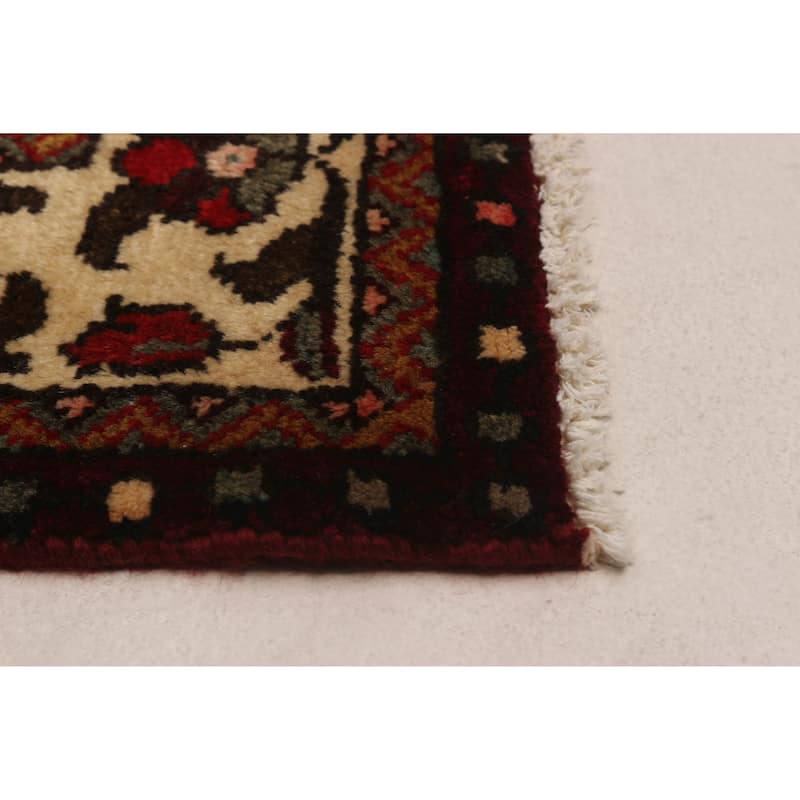 ECARPETGALLERY Hand-knotted Anadol Red Wool Rug - 3'7 x 10'1