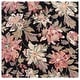 preview thumbnail 50 of 62, SAFAVIEH Handmade Blossom Ragnhild French Country Floral Wool Rug 6' Square - Black/Plum