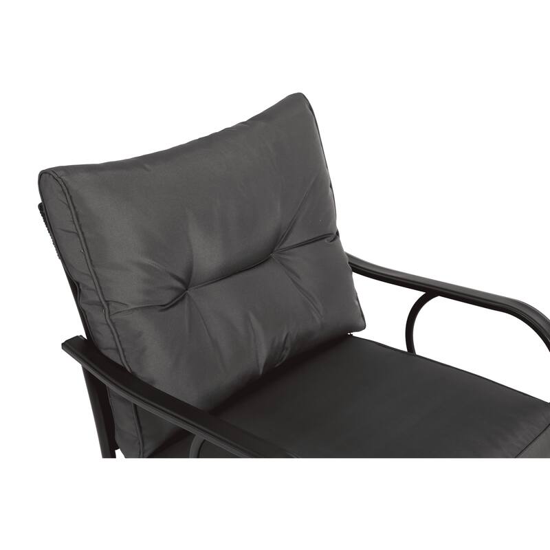 3 Pieces Patio Set Outdoor Wicker Furniture Sets