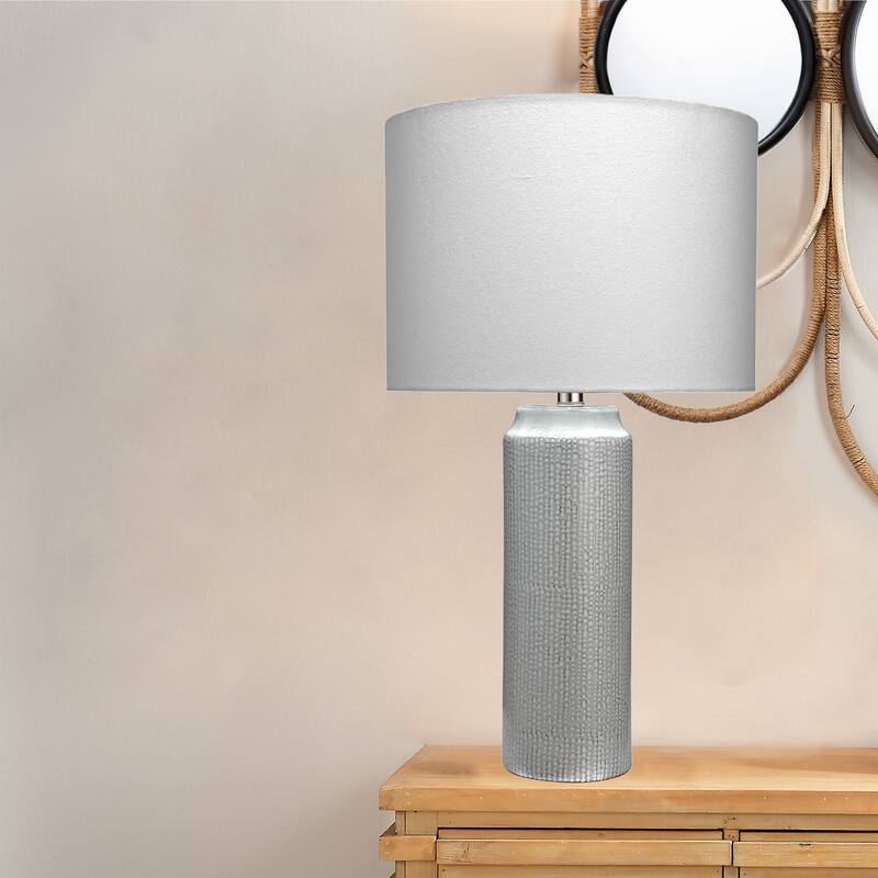 Alden Décor Maisie Ceramic Table Lamp, Blue