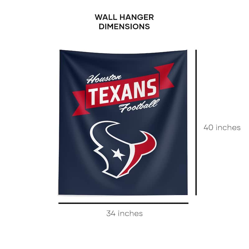 NFL Houston Texans Premium Wall Hanging - 34"x40"