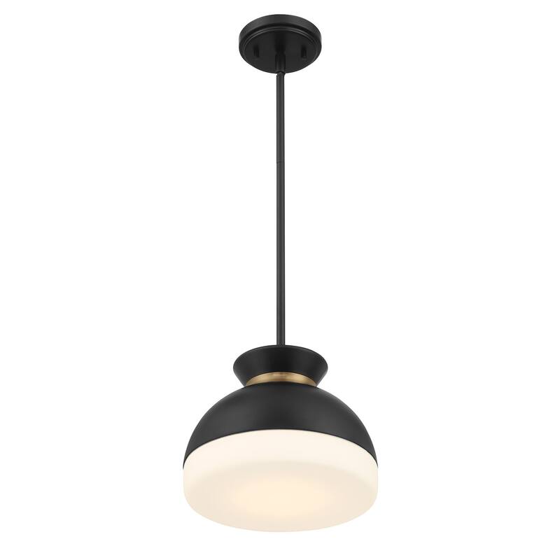 Crystorama Lighting Group GID-4005 Gidget 10" Wide Pendant with Etched