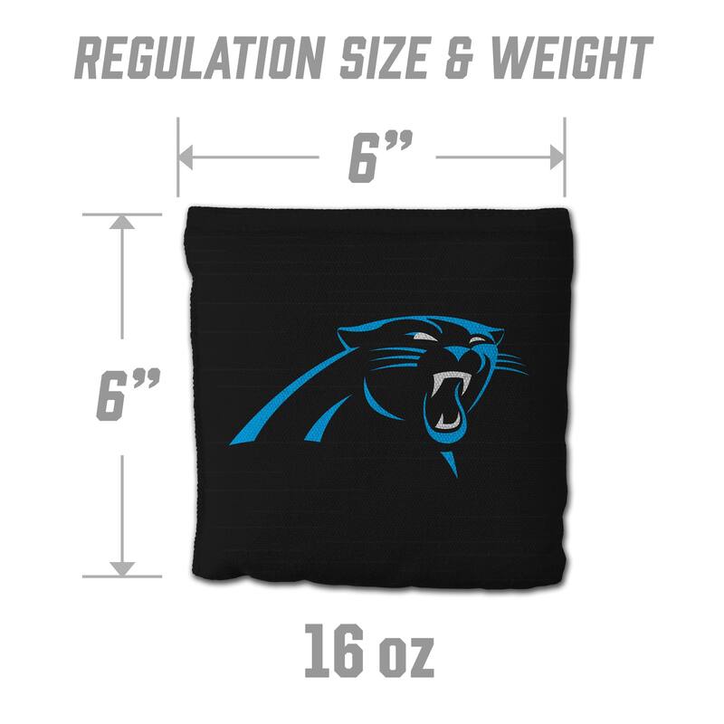 Carolina Panthers NFL Dual Sided Pro Stop & Slide Cornhole Bags