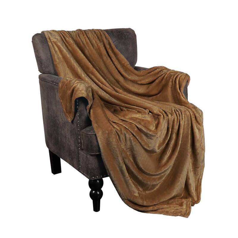 Superior Fleece Plush Medium Weight Soft Fluffy Decorative Blanket