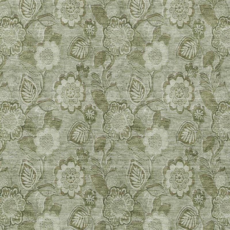 HomeRoots Floral Transitional Rectangle Outdoor Rug