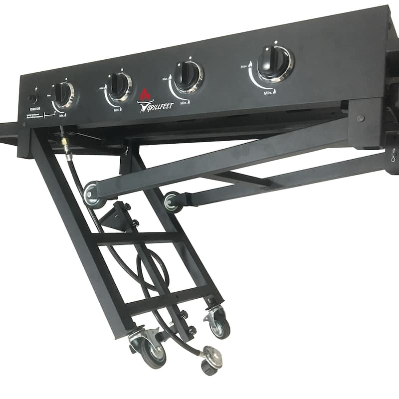 GrillFest 4-Burner Gas Griddle - 790SQin