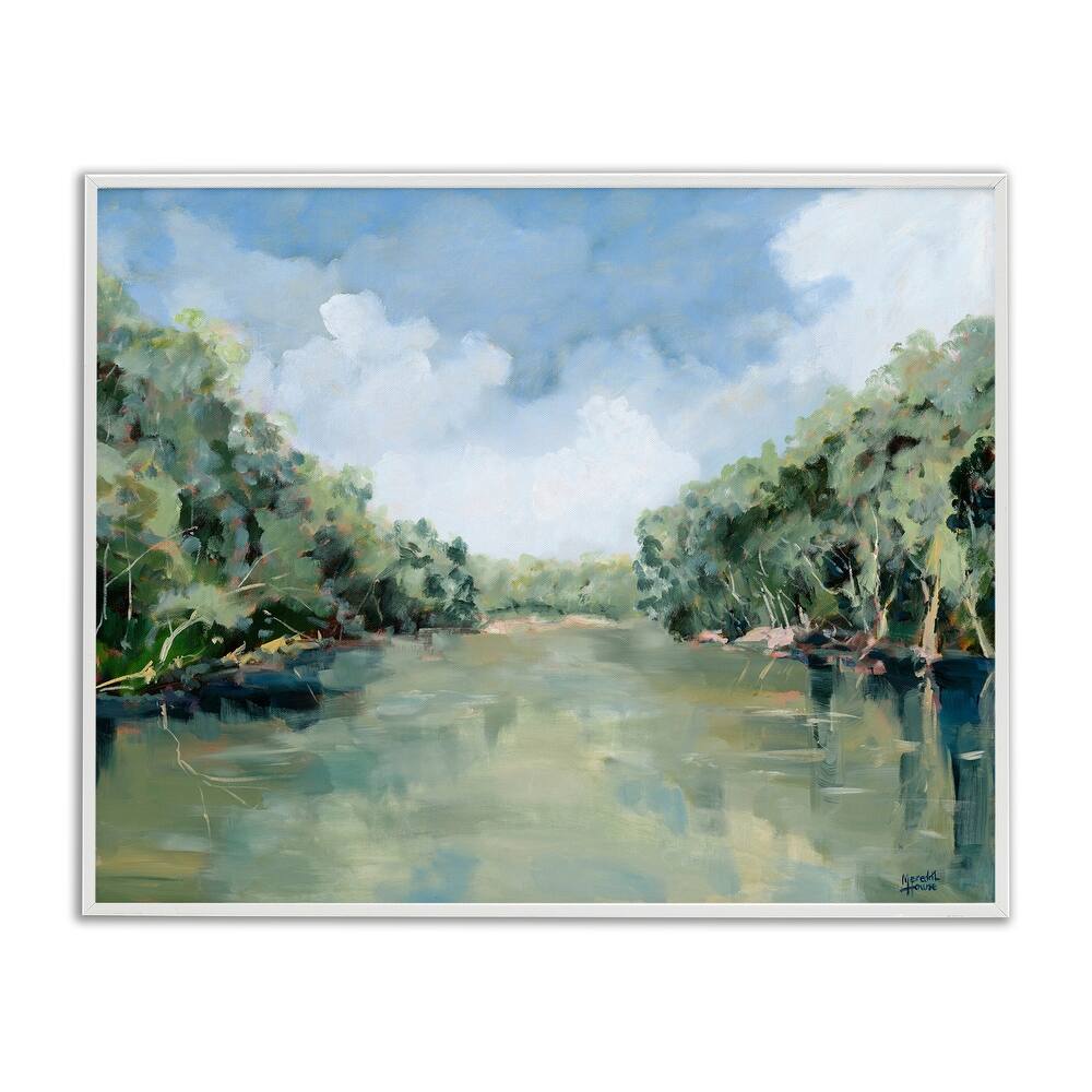 Stupell Serene Reflective Nature Framed Giclee Art Design By Meredith Howse