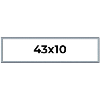 43x10 Frame Rustic Sky Blue Solid Wood Picture Frame | 0.75 Inch