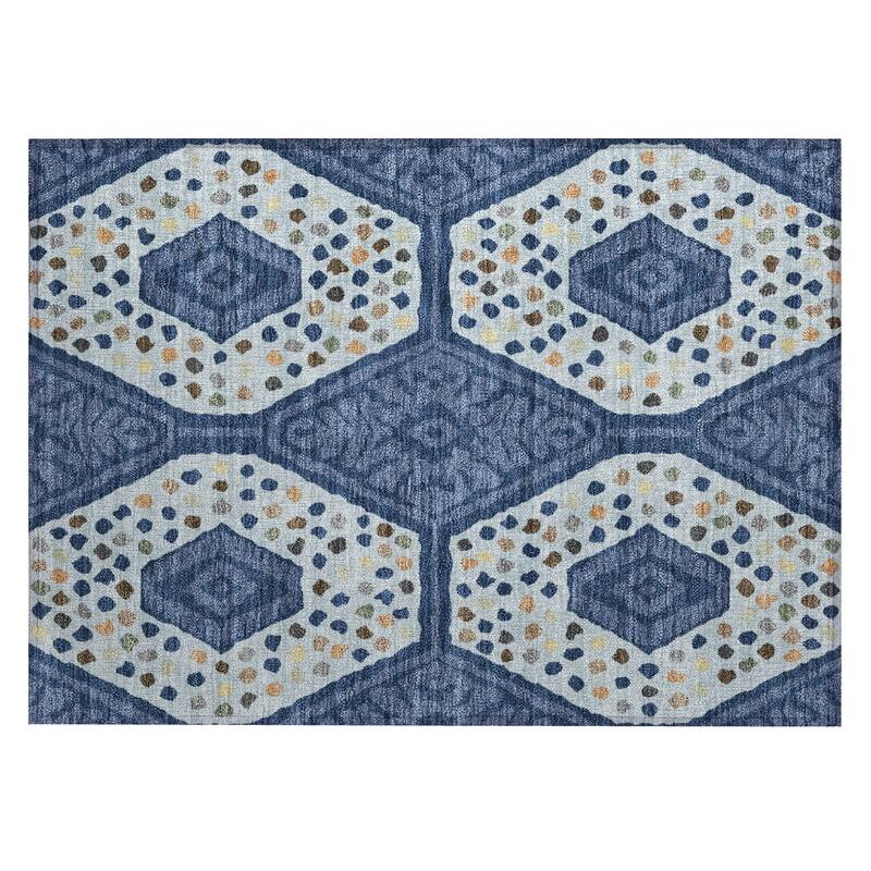 Machine Washable Indoor/ Outdoor Global Nipsey Chantille Rug
