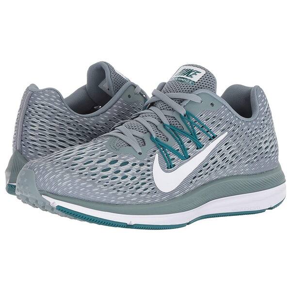 Shop Nike Women S Air Zoom Winflo 5 Running Shoes 9 5 Blue Green Overstock 24302534
