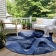 preview thumbnail 101 of 118, Machine Washable Indoor/ Outdoor Modern Chantille Rug