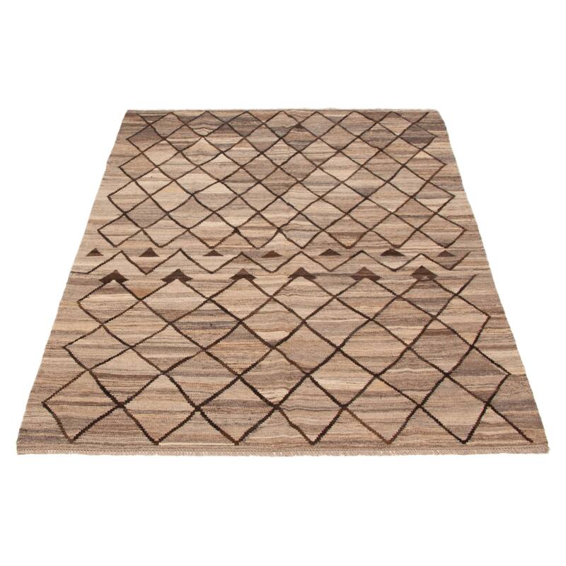 Sivas Taupe Kilim 6'0" x 7'11" - 6'0 x 7'11
