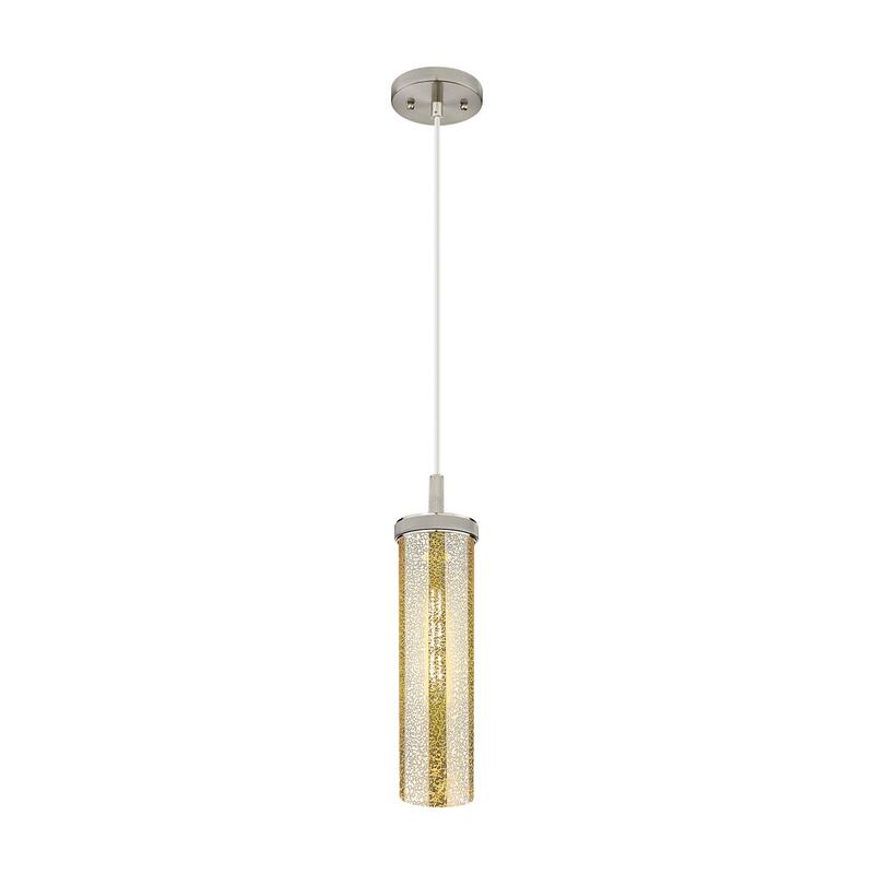 Innovations Lighting 471-1P-16-5 Lincoln Pendant Lincoln 5" Wide Mini - Satin Nickel / Mercury