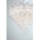 preview thumbnail 5 of 7, Addis 12 Light Polished Chrome Chandelier - 26.75"W x 21.5"H x 26.75"D