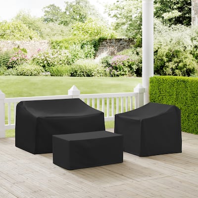Crosley 3Pc Outdoor Furniture Cover Set