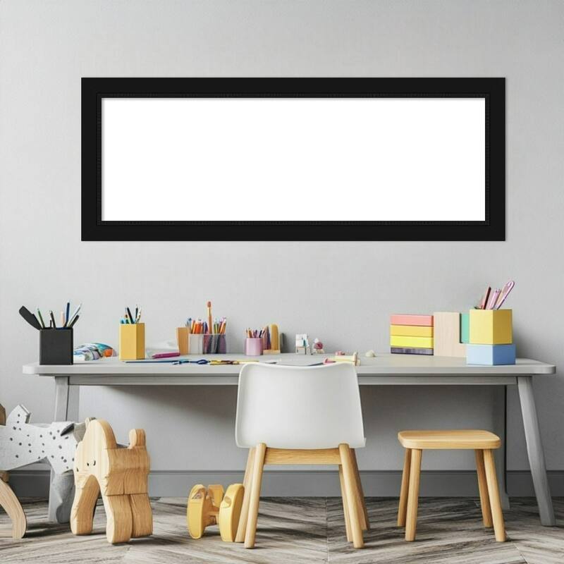 Amanti Art Avon Black Framed Dry Erase Magnetic Board