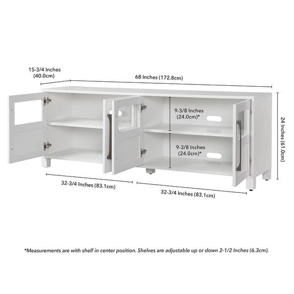 dimension image slide 1 of 6, Holbrook Rectangular TV Stand for TV's up to 75"